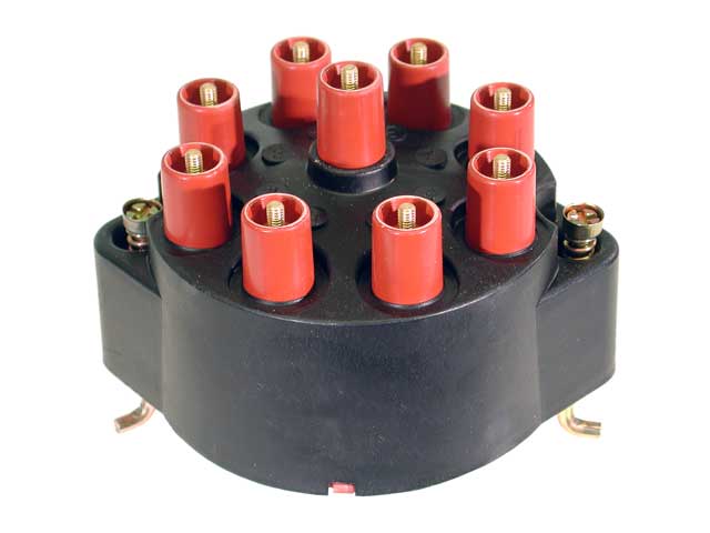 Mercedes-Benz Distributor Cap - with Threaded Stud Terminals and Black Cover | 1972-1980 0001583402