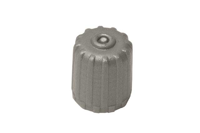 Mercedes-Benz Wheel Valve Stem Cap - Gray Plastic | 1998-2026 0004010609