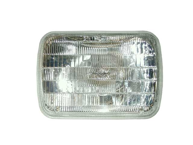 Mercedes-Benz Sealed Beam Headlight Halogen - High/Low Beam Rectangular Shape | 1981-1986 0008265799
