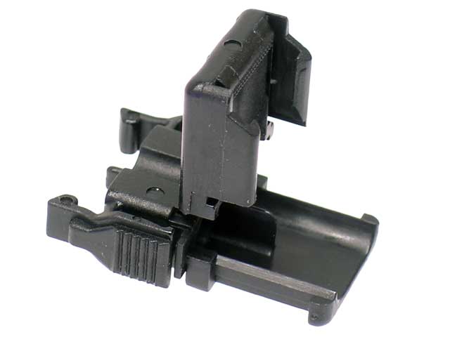 Mercedes-Benz Electrical Pin Bushing Housing 2-Pin Black RK4 | 1986-2006 0125450428