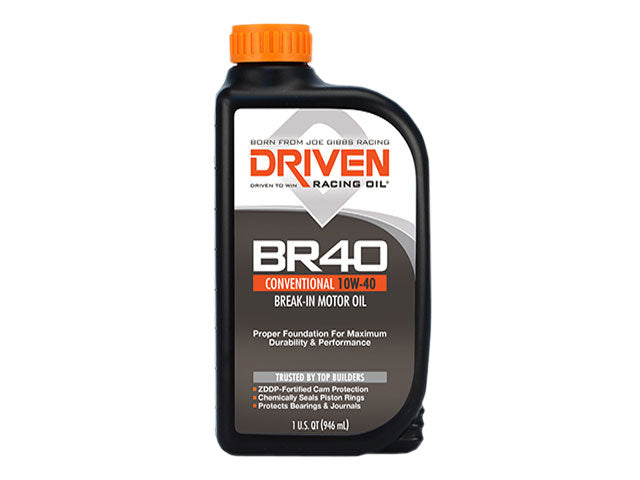 Engine Oil - Driven BR40 Break-In - 10W-40 Conventional (1 Quart) 03706