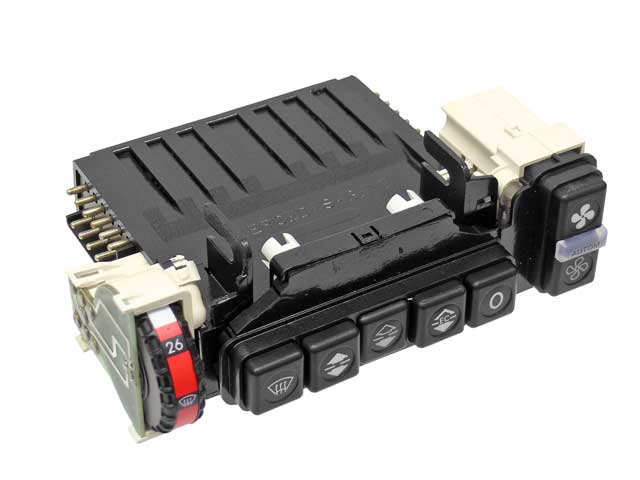 Mercedes-Benz Climate Control Unit With Push Button Assembly Rebuilt | 1986-1989 1078302785