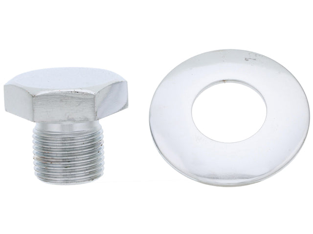 Mercedes-Benz Crankshaft Pulley Bolt with Washer (Chrome) | 1975-2020 111105263A