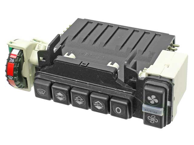 Mercedes-Benz Climate Control Unit With Push Button Assembly (Rebuilt) | 1981-1985 1238301285