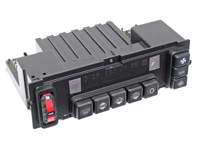 Mercedes-Benz Climate Control Unit With Push Button Assembly (Rebuilt) | 1986-1987 1268300585