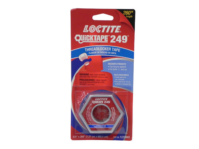 Threadlocker Tape - Loctite Quicktape 249 Blue (0.5" X 24") 1372603