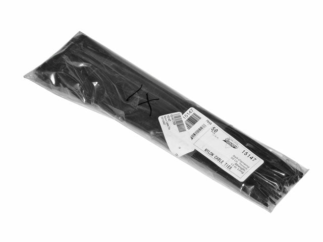 Nylon Cable Tie (50 Pack) - 11 X 3/16" Black 15147