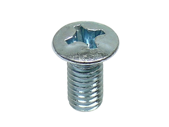 Machine Screw - Phillips Oval Head Countersunk 6 X 1 X 12 mm - Zinc Plated 15893