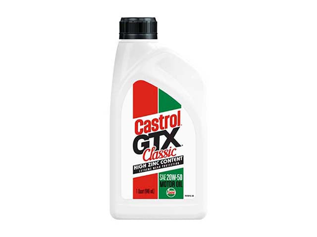 Engine Oil - Castrol GTX Classic - 20W-50 Conventional (1 Quart) 15E24D
