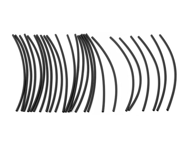 Heat Shrink Tubing - Black Thin Wall - 3/32" (25 Pack) 18695