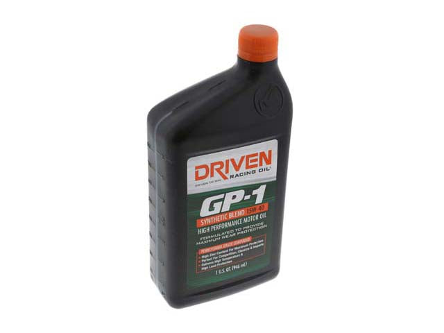 Engine Oil - Driven GP-1 - 15W-40 High Performance Semi-Synthetic 1 Quart 19406