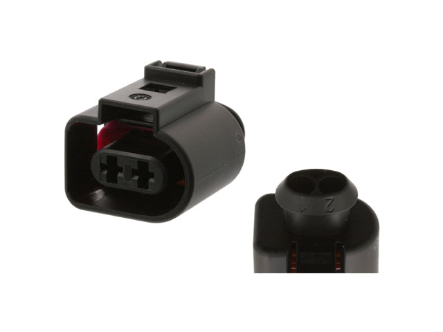 Porsche Electrical Pin Connector (2-pin black), 924 | 1977-1980 1J0973722