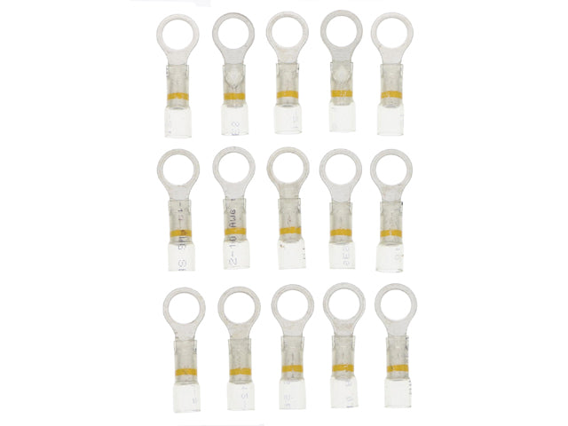 Ring Terminal - 12-10 Gauge Yellow 15 Pack 22957