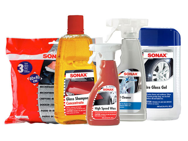 Detail Cleaning Kit - SONAX Premium Exterior Car Wash Kit 230202