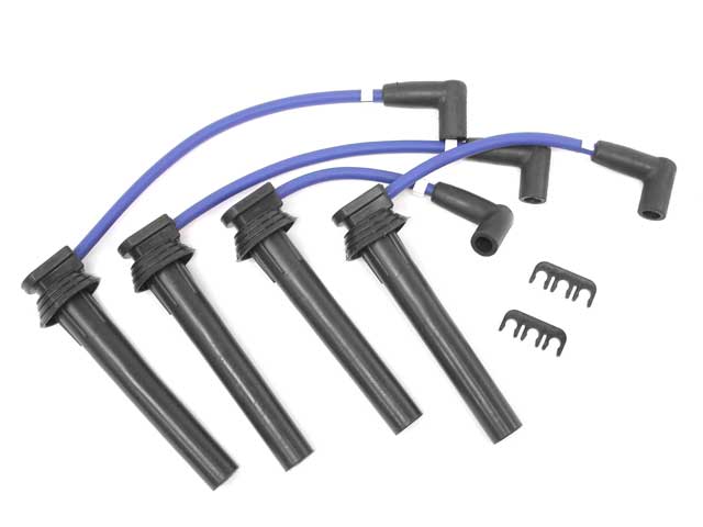 Mercedes-Benz Spark Plug Wire Set (Blue) - High Performance Silicone over Silicone 7 mm Wire | 2008-2011 268533001