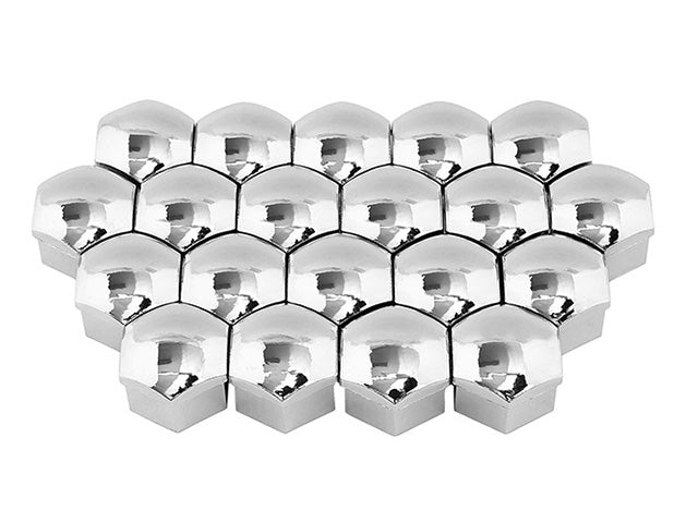 BMW Wheel Lug Bolt Cap Set (20 Pack) (Chrome) | 1987-2022 31471082