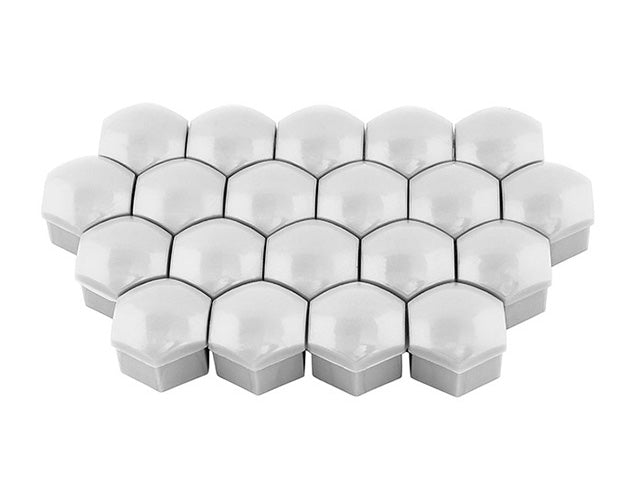 BMW Wheel Lug Bolt Cap Set (20 Pack) (Silver) | 1980-2022 31471687