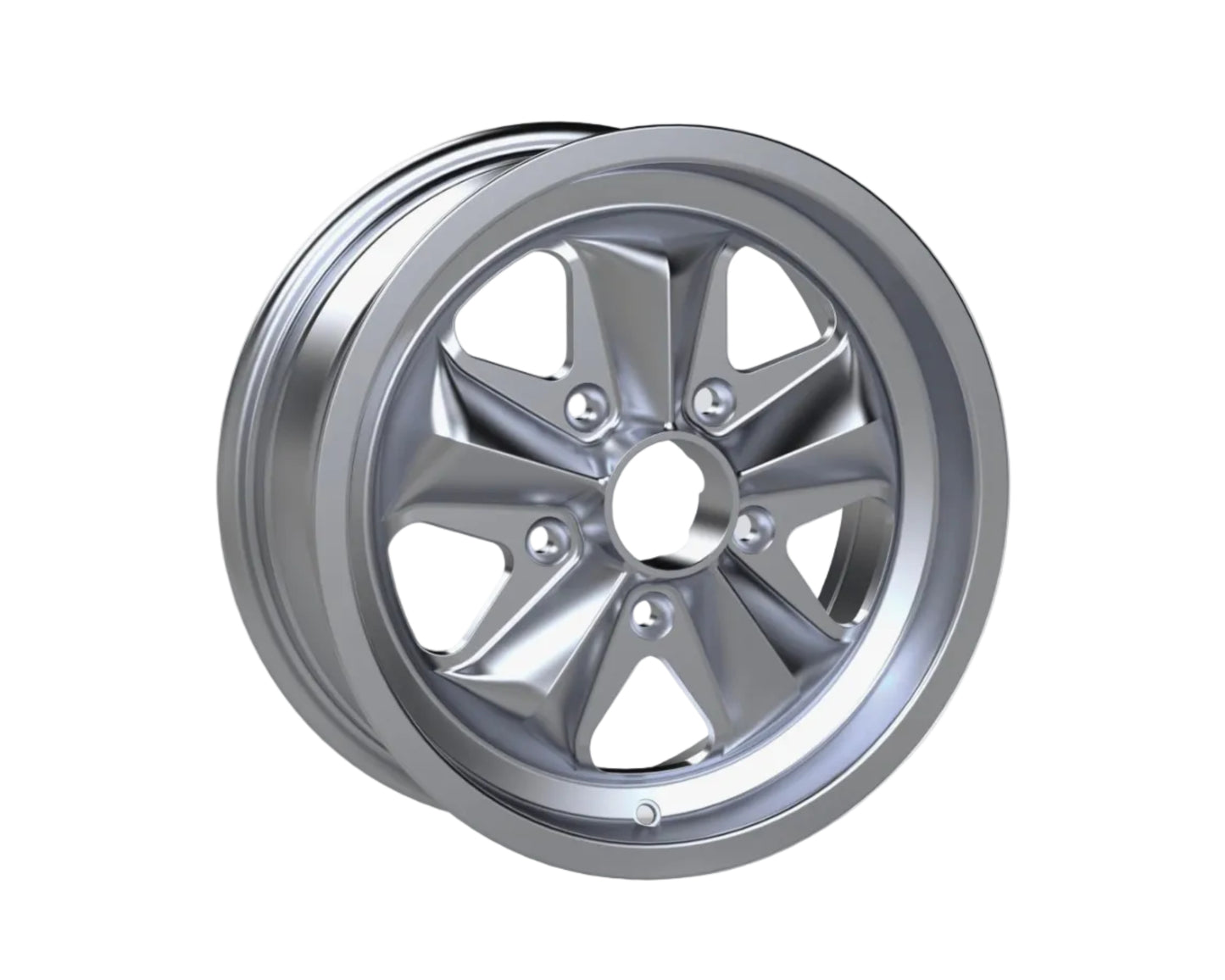 Porsche HF1550 Heritage 15 x 5″ Alloy Wheels - Silver/Diamond Cut/Matt Clear