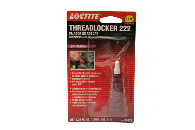 Threadlocker - Loctite 222 Purple (6 ml. Tube) 38653