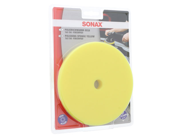 Paint Polishing Disc - SONAX Yellow Dual Action Polishing Pad Soft 493500