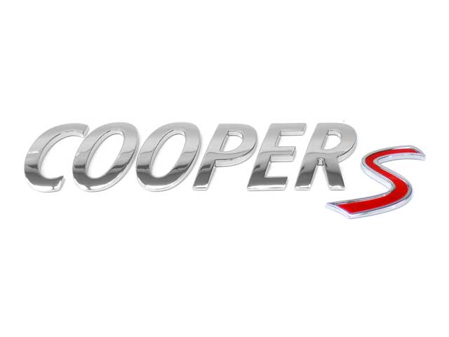 Porsche Emblem - "COOPER S" for Hatch/Split Door, 911/924/928/930 | 1977-1979 51142755618