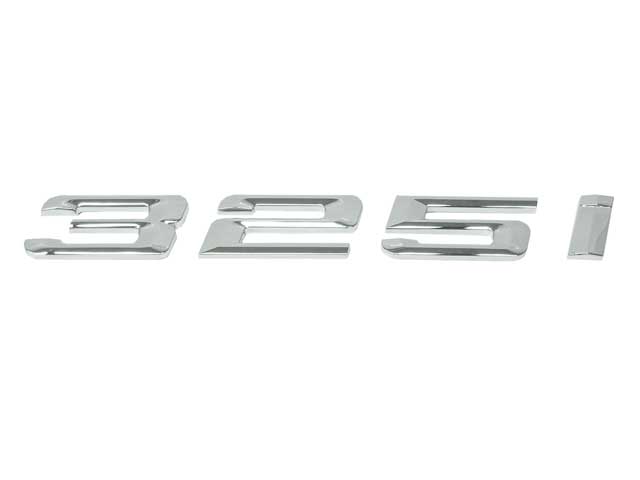 BMW Emblem - "325i" for Trunk Lid | 2001-2005 51147025251