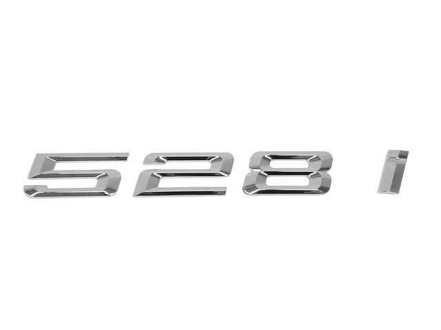 BMW Emblem - "528i" for Trunk Lid | 2011-2016 51147219539