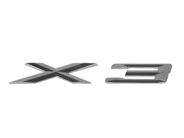 BMW Emblem - "X3" for Hatch | 2011-2017 51147362473
