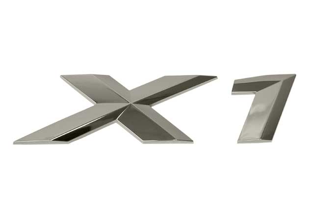 BMW Emblem - "X1" for Hatch | 2016-2022