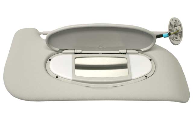 BMW Sun Visor - Illuminated with Mirror - Light Gray | 1994-2015 51167339378