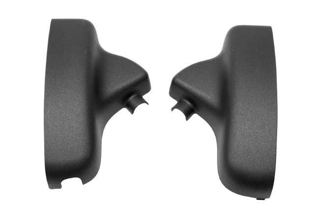 BMW Inside Rear View Mirror Cover Set - Black | 1998-2010 51168257203