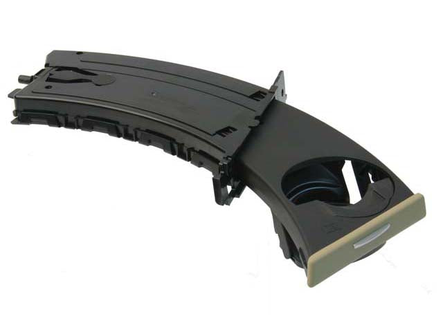 BMW Cup Holder in Dashboard (Beige/Chrome) | 2006-2012 51459173467