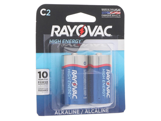 Consumer Battery - RAYOVAC C Size (2 Pack) 553579025