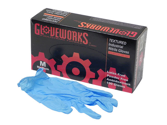 Blue Nitrile Gloves - Medium 559870040