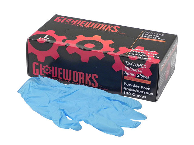 Blue Nitrile Gloves - Large 559870045