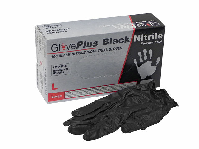 Black Nitrile Gloves - Large 559870060