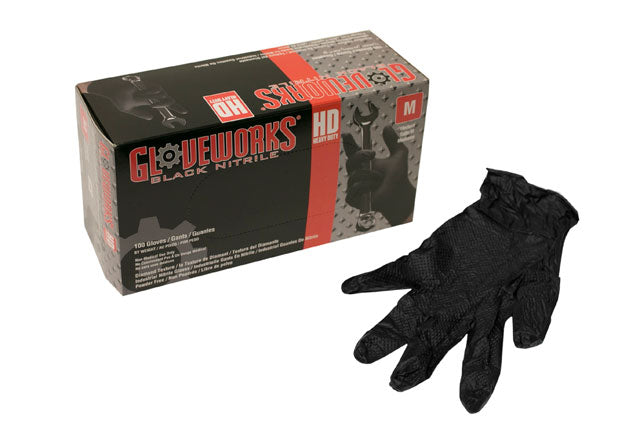 Black Nitrile Gloves - Medium 559870066