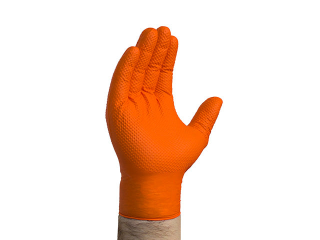 Orange Nitrile Gloves - Large 559870075