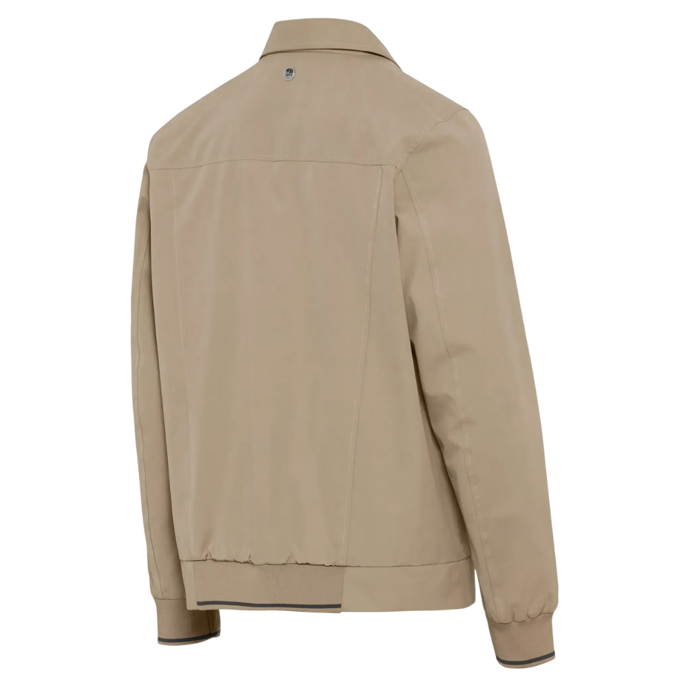 60Y Porsche 911 Straight Cut Men's Light Beige Jacket - Large