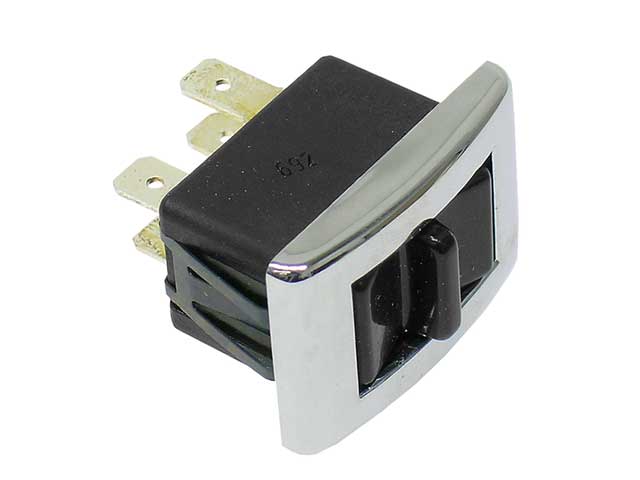 BMW Window Switch 4 Connectors Chrome | 1967-1976 61311355415