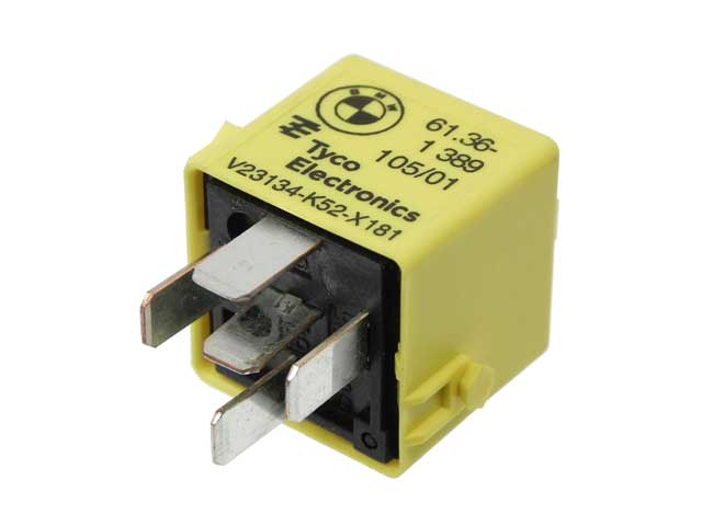 BMW Multi Purpose Relay 5-Prong Yellow | 1988-2006 61361389105