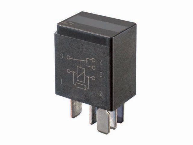 Mercedes-Benz Multi Purpose Relay (5-Prong - 2 Large, 3 Small) (Black) | 1987 68013377AA