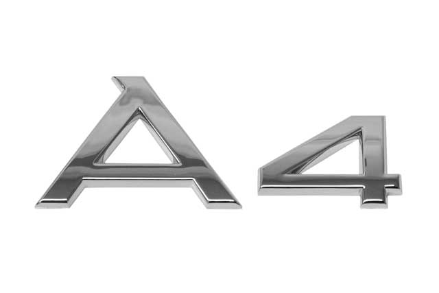 Porsche Emblem - A4 Trunk/Hatch Inscription (Chrome), 911/912 | 1966-1980 8H08537412ZZ