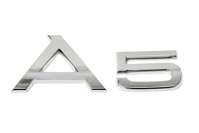 Porsche Emblem - A5 Trunk Inscription (Chrome), 912 | 1969 8T08537412ZZ