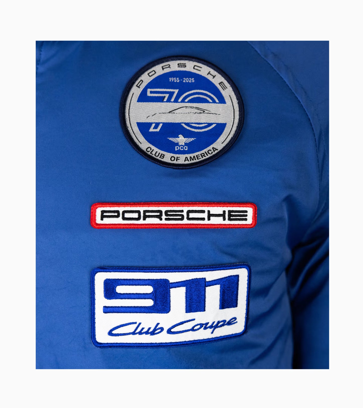 911 Club Coupe Porsche x PCA Racing Men's Blue Racing Jacket