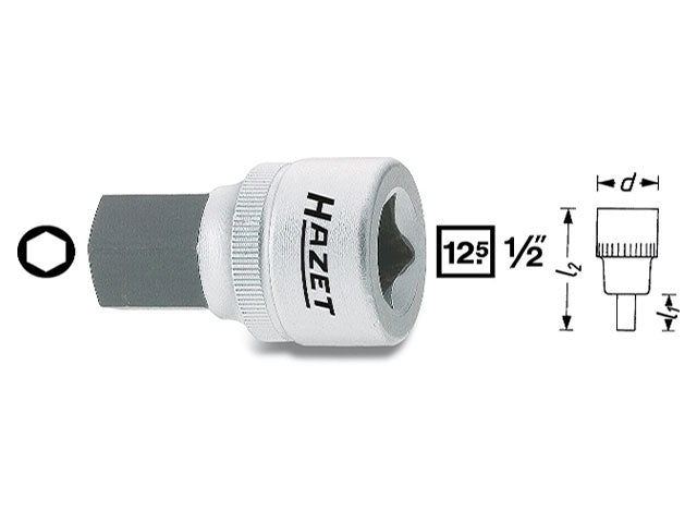 Socket - 14 mm Allen - 1/2" Drive 98514