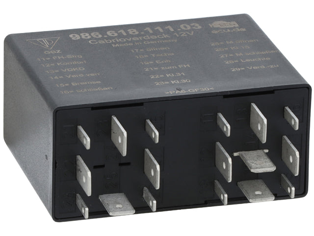 Porsche Convertible Top Relay, Boxster | 1997-1999 98661811103