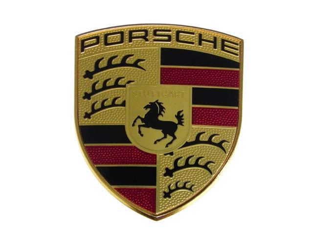 Porsche Hood Emblem, Boxster/Cayman/911/Cayenne | 2009-2023 9P1853601