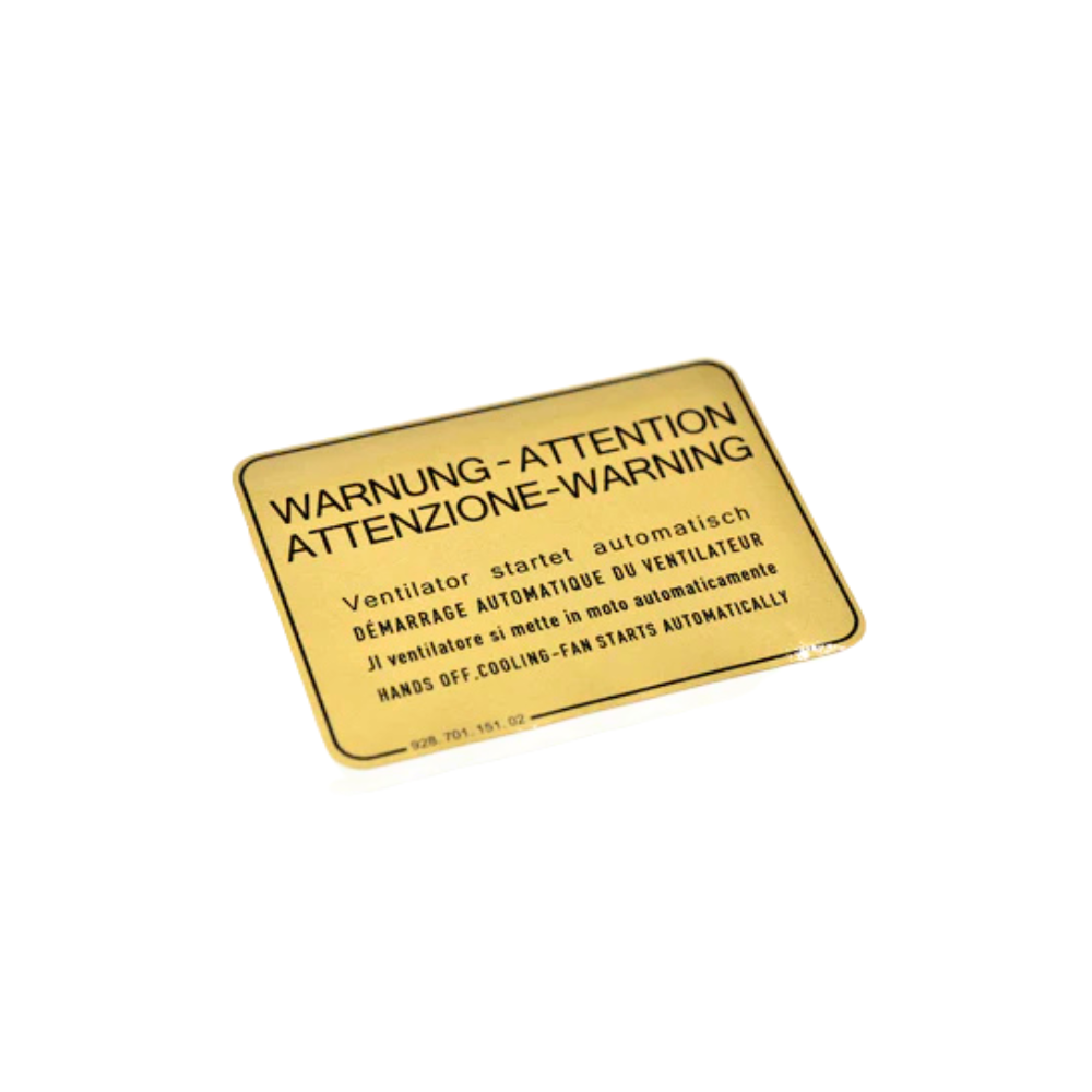 Attention Fan Decal - 928 | 1978