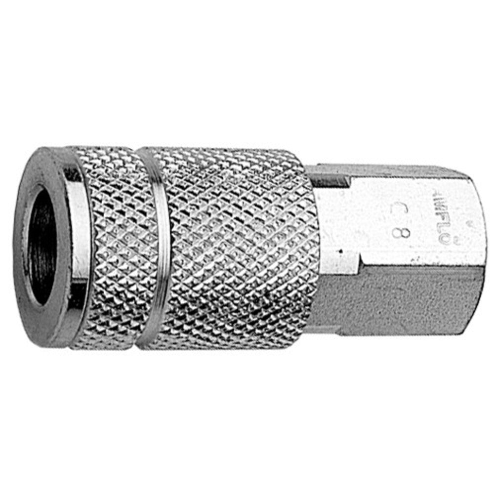 Auto Standard Female Npt Air Coupler - 3/8 Inch